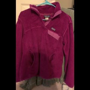 Purple Patagonia Pullover.